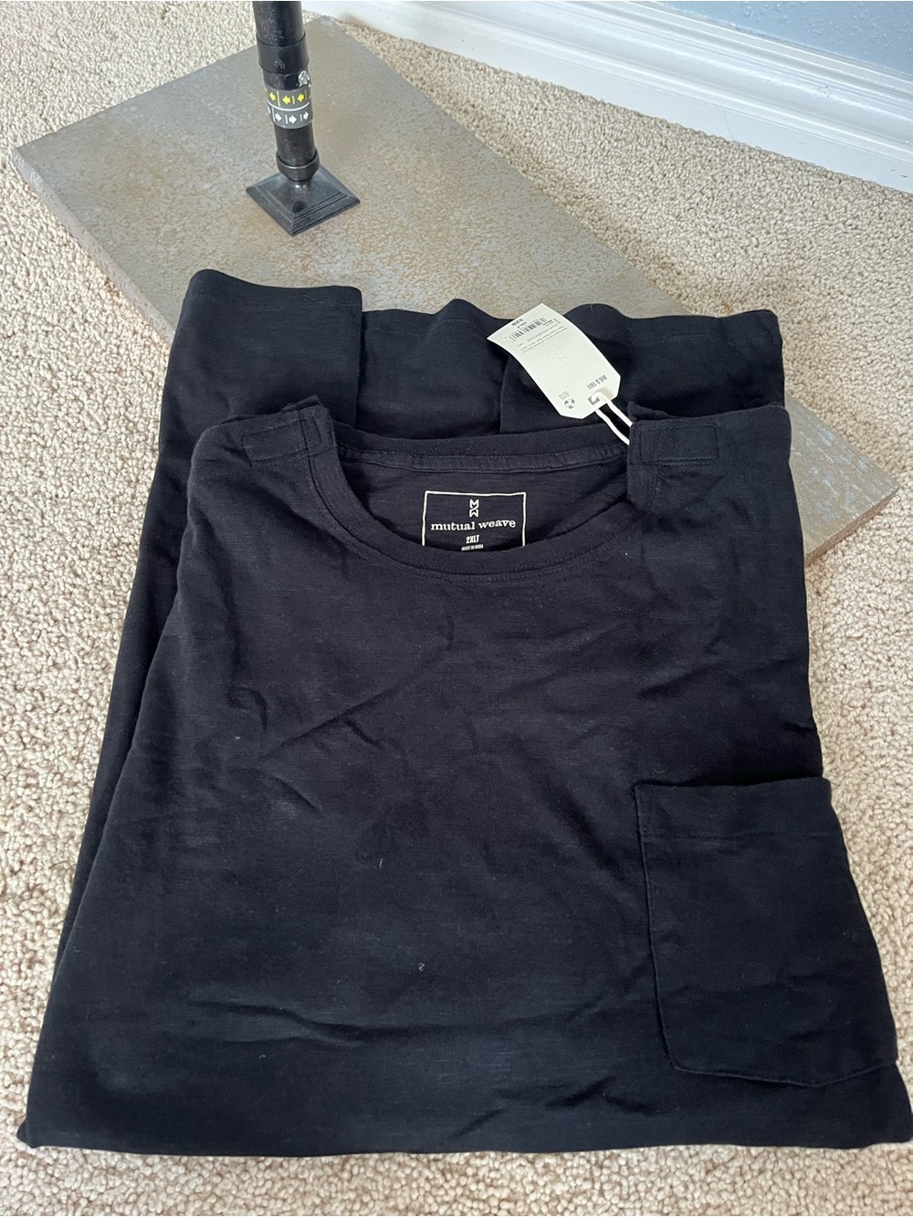 Men’s Black Pocket T-Shirt